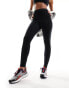 Фото #3 товара ASOS 4505 Icon running tie waist gym legging with phone pocket in black