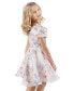 ფოტო #3 პროდუქტის Big Girls Floral Organza Social Dress, Created for Macy's