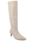 Фото #1 товара Women's Tullip Tru Comfort Foam Wide Width Kitten Heel Pointed Toe Regular Calf Boots