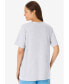 ფოტო #2 პროდუქტის Plus Size Sleep Tee