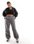 Фото #8 товара Only Curve mid rise parachute trousers in grey