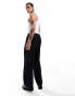 Фото #5 товара ASOS DESIGN pull on wide leg smart trouser in black