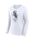 ფოტო #2 პროდუქტის Women's White Chicago White Sox Long Sleeve T-shirt