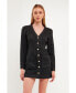 Фото #4 товара Women's Textured Button Down Dress