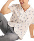 ფოტო #4 პროდუქტის Men's Miami Vice x Printed Short Sleeve Button-Front Camp Shirt
