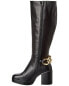 Seychelles No Love Lost Chain Leather Platform Knee-High Boot Women's
