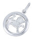 Фото #2 товара Silver pendant zodiac sign Leo - Round SILVEGOB10283S08