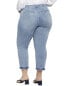 Фото #4 товара Nydj Plus Piper Relaxed Straight Jean Women's