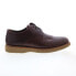 Фото #1 товара Мужская обувь Dunham Clyde Plain Toe коричневые шнурованные туфли Wide Oxfords