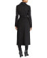 Women's Wool Blend Belted Maxi Wrap Coat