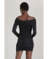 Фото #2 товара Платье женское Crescent Elly с открытыми плечами и складками
