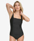 ფოტო #1 პროდუქტის Pleated One-Piece Swimsuit,Created for Macy's