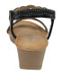Фото #3 товара Women's Damaris Embellished Slingback Wedge Sandals