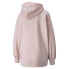 Фото #7 товара Puma Classics Oversized Pullover Hoodie Womens Pink Casual Outerwear 530412-36