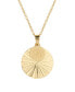 ფოტო #2 პროდუქტის 14K Gold Plated Celeste Initial Charm Pendant Necklace