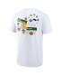 Фото #4 товара Men's White Utah Jazz Street Collective T-shirt