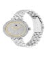 ფოტო #2 პროდუქტის Women's Quartz Silver Stainless Steel Watch 34mm