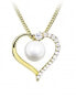 Фото #1 товара Колье Silver Cat Romantic Gold Plated Necklace SC517