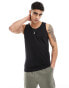 Brave Soul classic vest in black