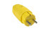 as-Schwabe 62403 - Type F - Yellow - Rubber - IP44 - 230 V - 16 A