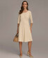 ფოტო #1 პროდუქტის Women's Structured A-Line Dress