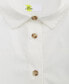 ფოტო #3 პროდუქტის Girls Cotton Poplin Shirt, Created for Macy's