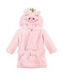 Baby Girls Plush Bathrobe and Toy Set, Pig, One