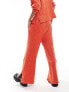 Фото #5 товара Native Youth chunky knitted trousers co-ord in red