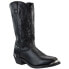 Фото #2 товара Laredo Mccomb Round Toe Cowboy Mens Black Casual Boots 12621