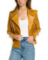 Фото #1 товара Lafayette 148 New York Kimbry Leather Jacket Women's 0