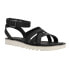 TOMS Rory Flat Womens Black Casual Sandals 10020830T-001