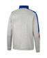 Фото #3 товара Men's Gray and Royal Florida Gators Bushwood Fleece Quarter-Zip Jacket