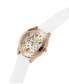 Фото #4 товара Часы Guess Women's Silicone White Analog
