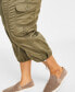Фото #5 товара Women's Cargo Capri Pants, 2-24W, Created for Macy's