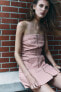 Фото #2 товара Джинсовое мини-платье z1975 с пряжками по бокам ZARA