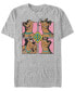 Фото #1 товара Men's Scooby Doo Scoob Four Up Short Sleeve T-shirt