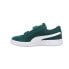 Фото #3 товара Puma Smash V2 Suede Ac Slip On Toddler Boys Green Sneakers Casual Shoes 3651773
