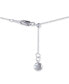 Le Vian denim Ombré (7/8 ct. t.w.) & Nude Diamond (1/20 ct. t.w.) Flower Pendant Necklace in 14k White Gold, 18" + 2" extender