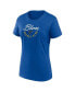 ფოტო #4 პროდუქტის Women's Blue St. Louis Blues Long and Short Sleeve Two-Pack T-shirt Set