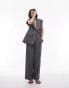 Фото #1 товара Topshop wide leg trouser in grey