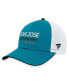 ფოტო #3 პროდუქტის Men's Teal San Jose Sharks Authentic Pro Rink Trucker Adjustable Hat