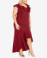 Plus Size Destiny Ruffle Maxi Dress