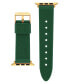 Фото #1 товара Ремешок для часов Anne Klein текстурированный зеленый силиконовый совместимый с Apple Watch 38/40/41 мм