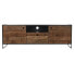 Фото #5 товара ТВ шкаф DKD Home Decor 144,5 x 40 x 51 cm Чёрный Оранжевый Переработанная древесина Сосна