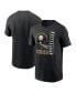 Фото #1 товара Men's Black Pittsburgh Steelers Lockup Essential T-shirt