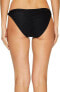 Фото #3 товара Kate Spade Women's 183583 Shirred Bikini Bottom Women Swimwear Black Size XL