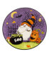 Фото #4 товара Halloween Gnomes Dessert Plate Set, 4 Pieces