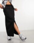 Cotton On utility maxi skirt in black