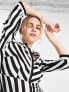 Фото #3 товара Y.A.S maxi shirt dress in bold stripe