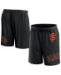 ფოტო #1 პროდუქტის Men's Black San Francisco Giants Clincher Mesh Shorts